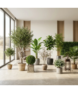 Artificial ficus trees