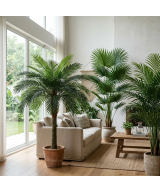 Artificial phoenix palms and palms